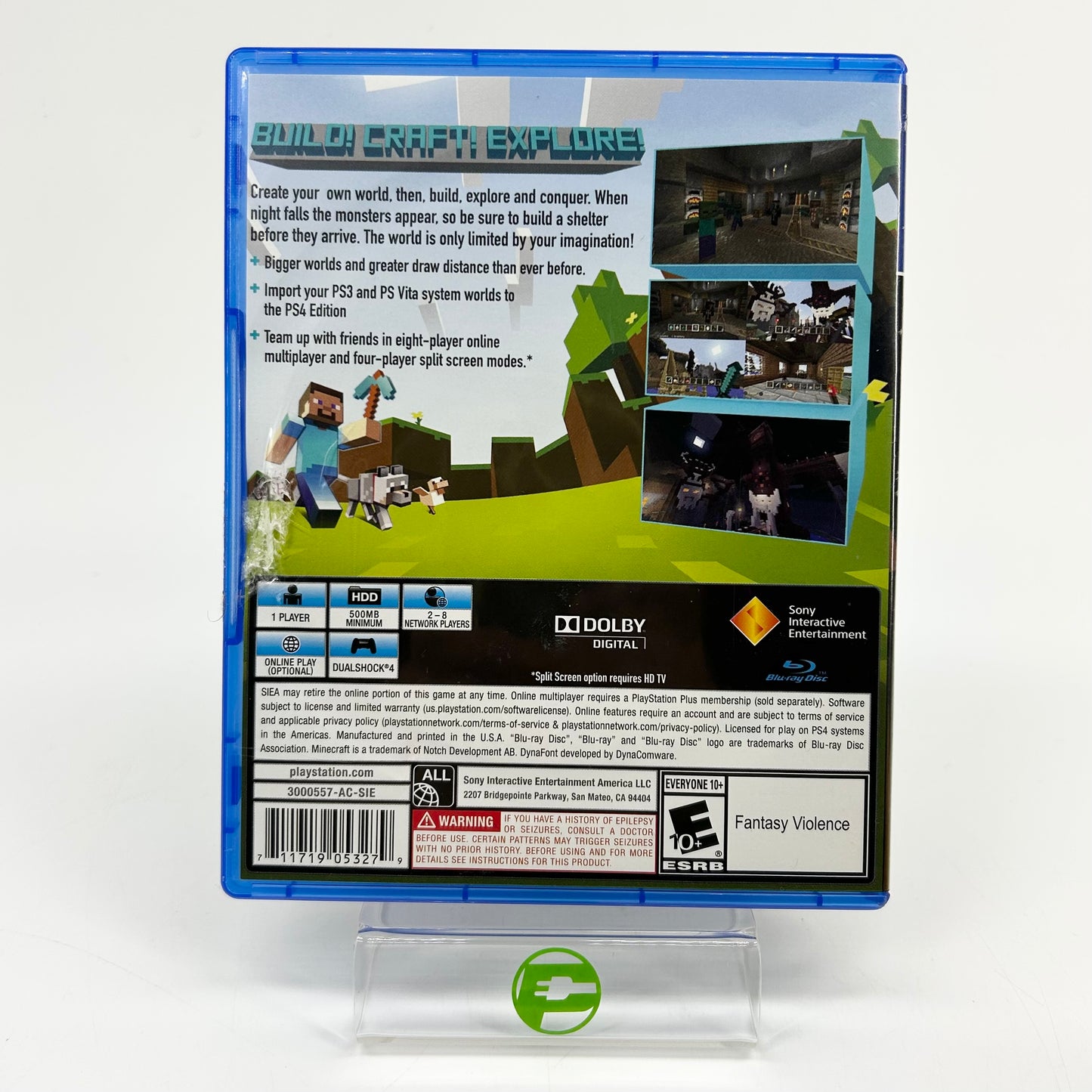 Minecraft: Playstation 4 Edition (Sony PlayStation 4 PS4, 2014)