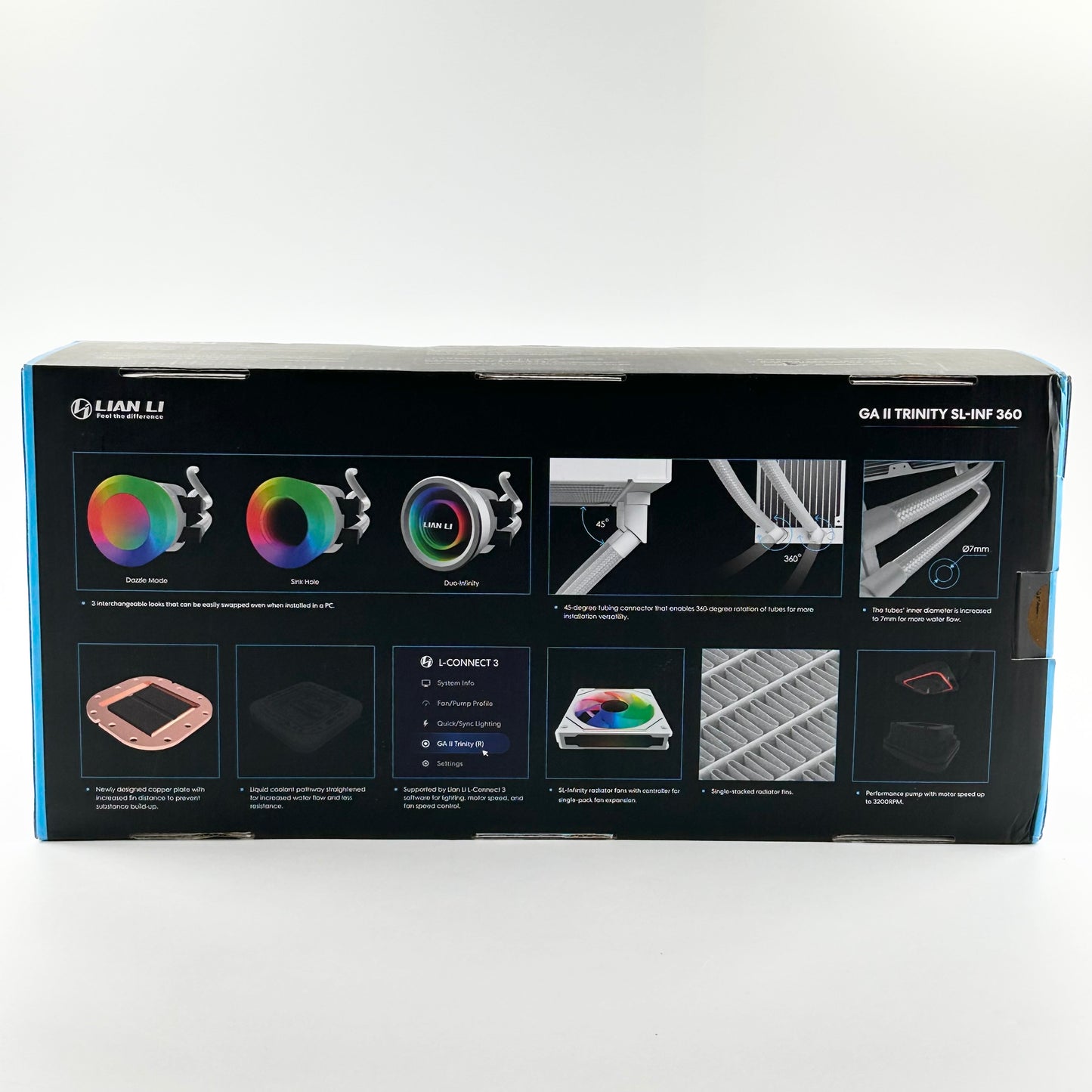 New Lian Li GA II Trinity SL-INF 360 Liquid CPU Cooler GA2T36INW