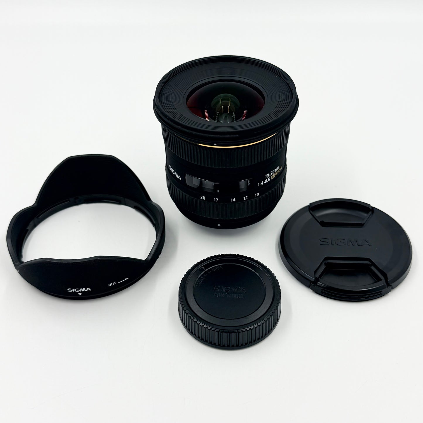 Sigma DC HSM 10-20mm f/4-5.6 EX DC HSM For Nikon F Mount Auto Zoom Lens