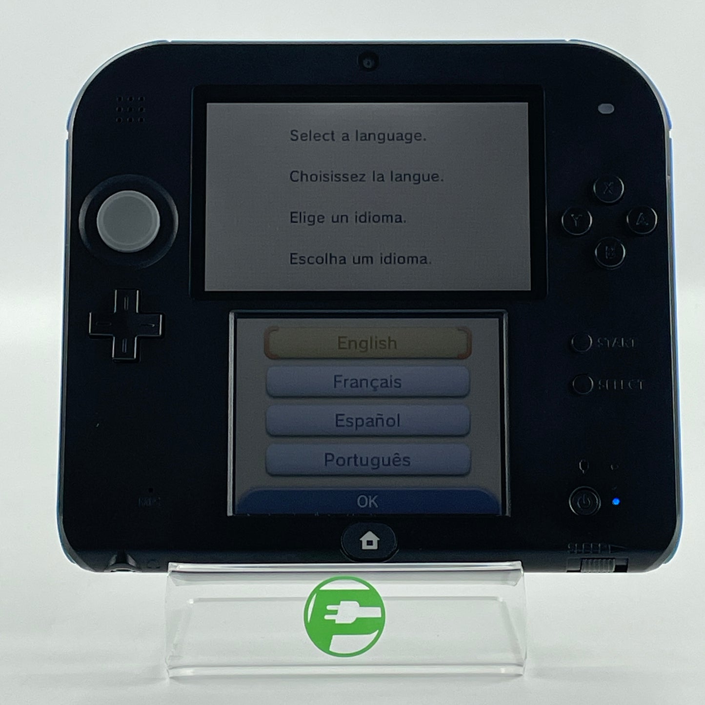Nintendo 2DS Handheld Game Console FTR-001 Black/Blue