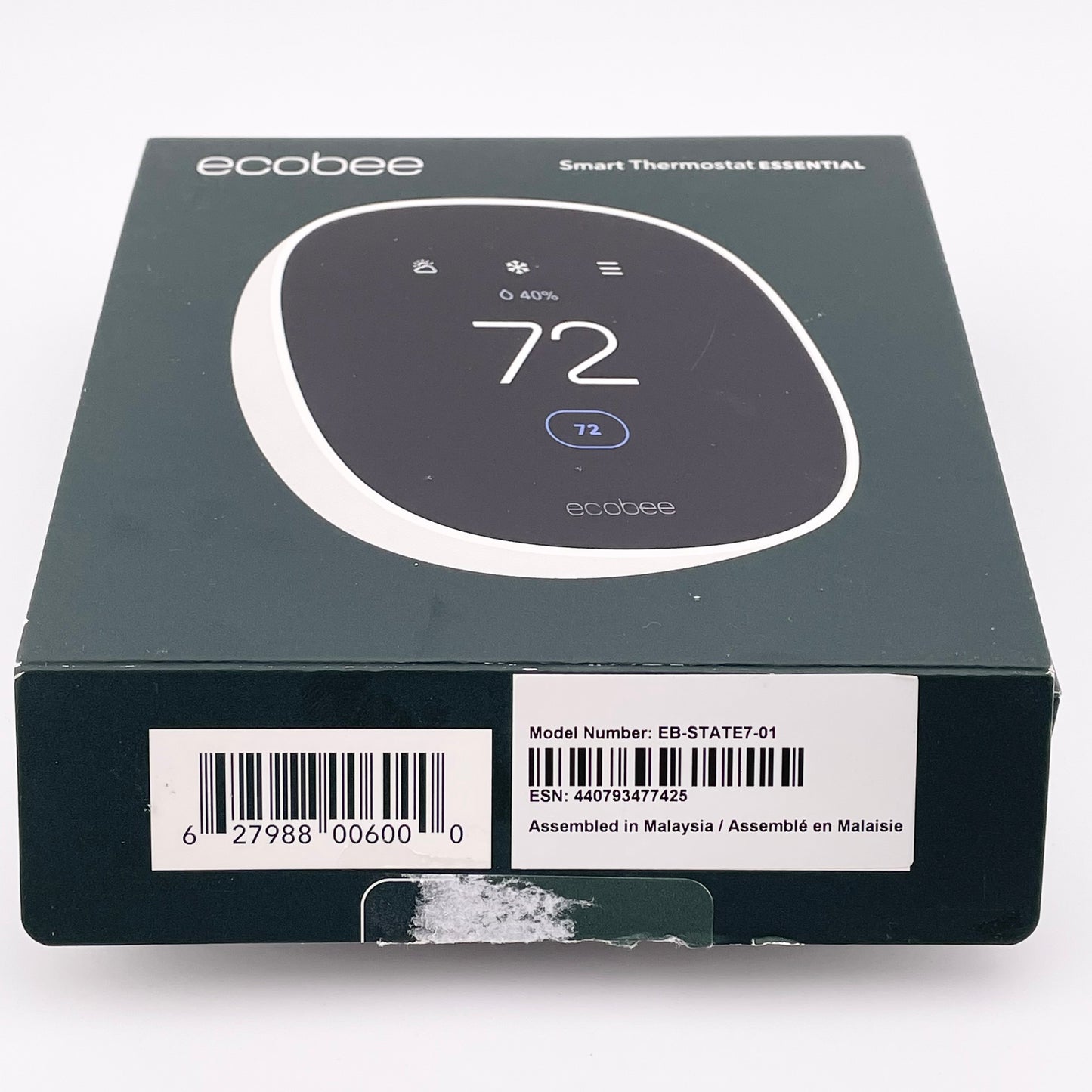 ecobee Smart Thermostat Essential Smart Thermostat EB-STATE7-01