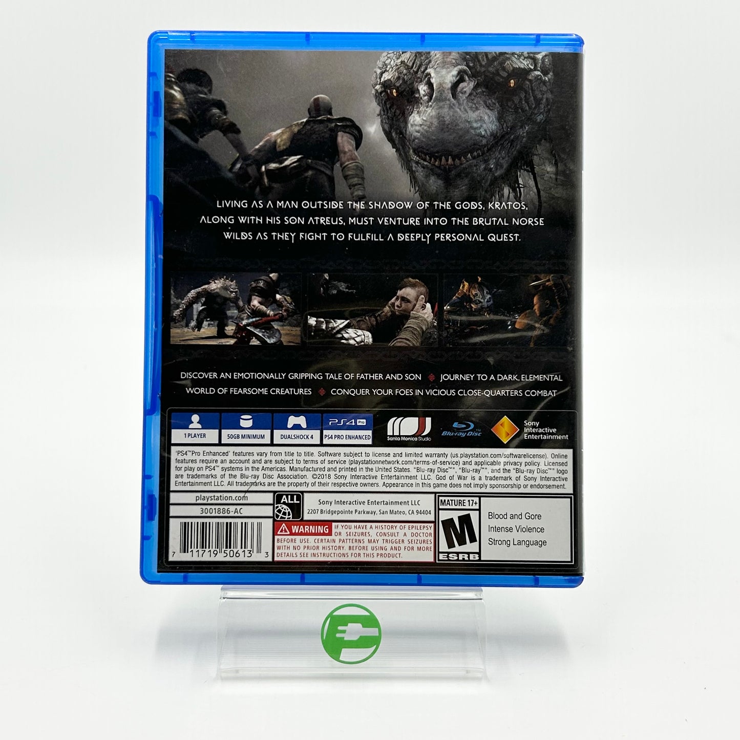 God of War (Sony PlayStation 4 PS4, 2018)