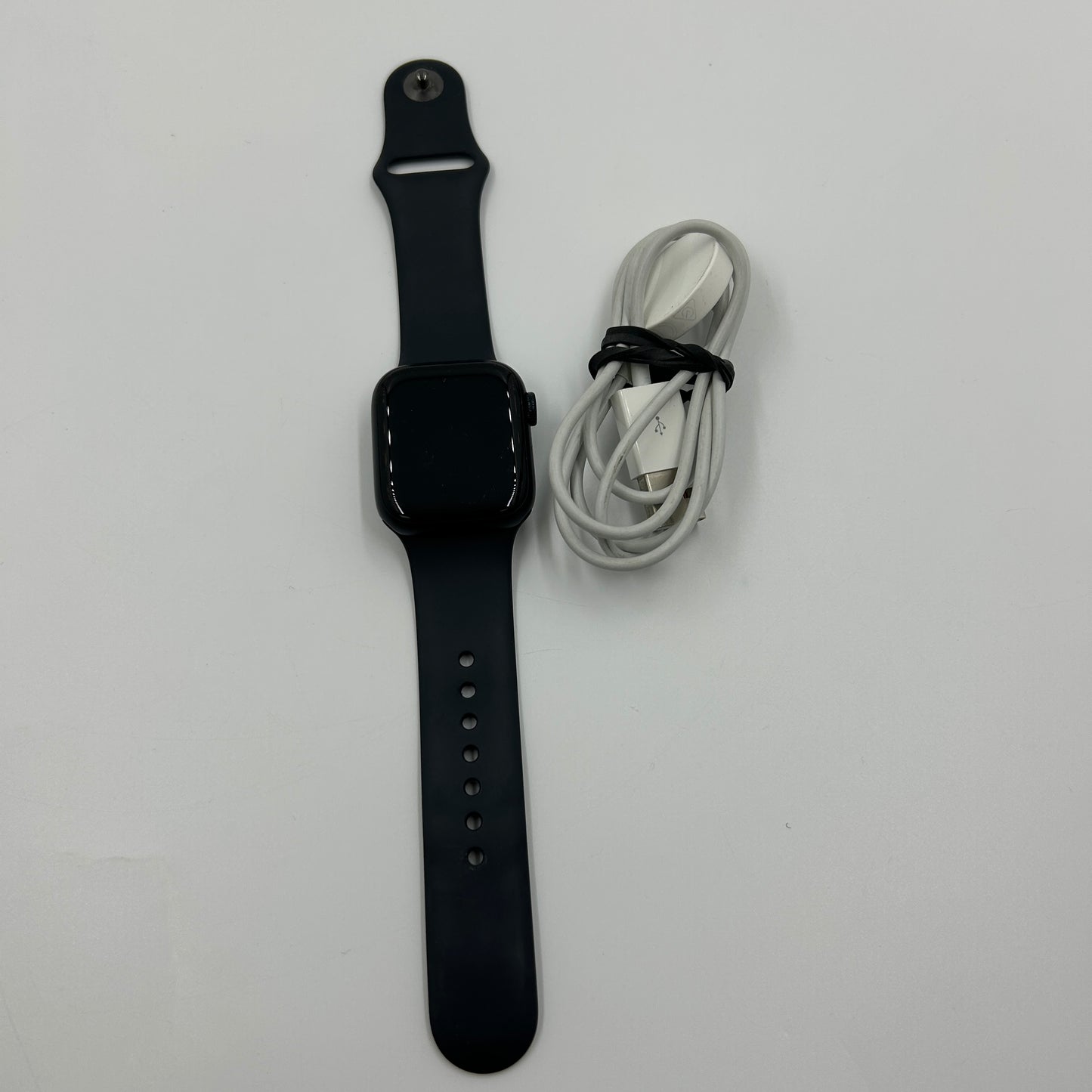 GPS Only Apple Watch Series 8 41MM Midnight Aluminum Black Sport Band MNU73LL/A