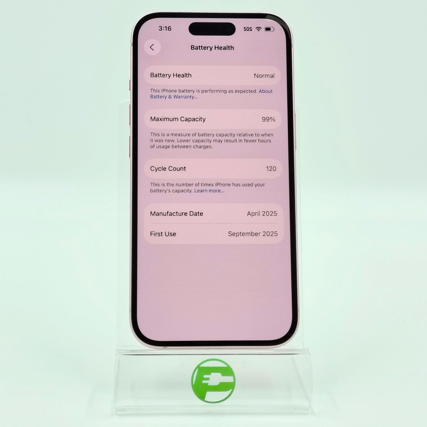 T-Mobile Apple iPhone 15 128GB Pink MTLW3LL/A