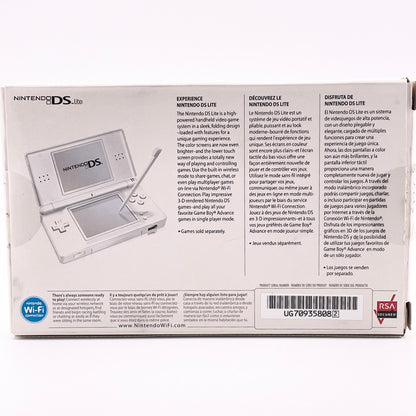Broken Nintendo DS Lite Handheld Game Console USG-001 Ice White READ