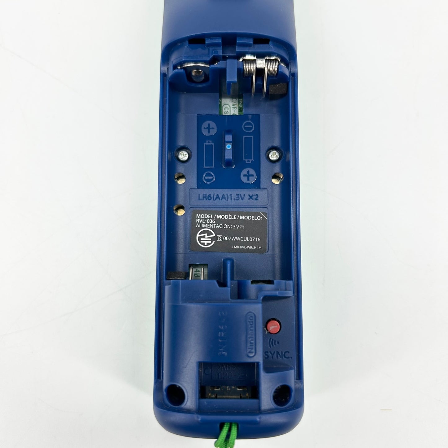 Nintendo Wii MotionPlus Controller RVL-036 Green/Blue