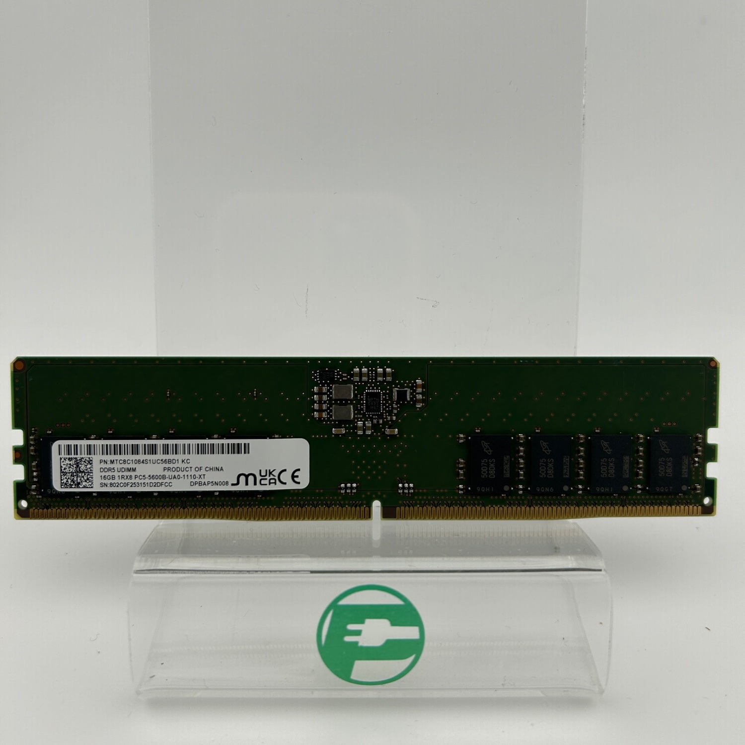 メモリー DDR5 16GB PC5-5600B-UA0-1110-XT Micron PC5-5600B-UA0-1110-XT 16GB (1x16GB) RAM DDR5 5600MHz