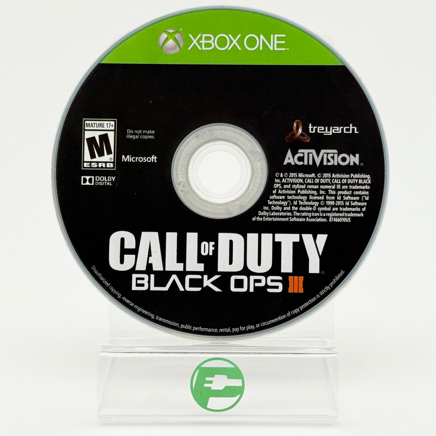 Call of Duty Black Ops III (Microsoft Xbox One, 2015) Cartridge Only