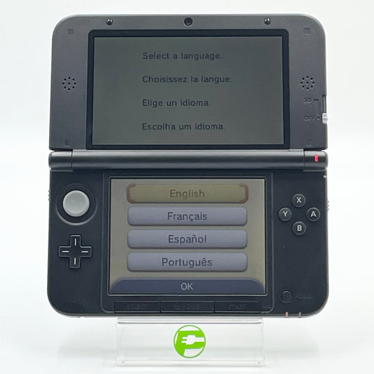 Nintendo 3DS XL Handheld Game Console SPR-001 Black Missing Stylus