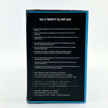 New Lian Li GA II Trinity SL-INF 360 Liquid CPU Cooler GA2T36INW