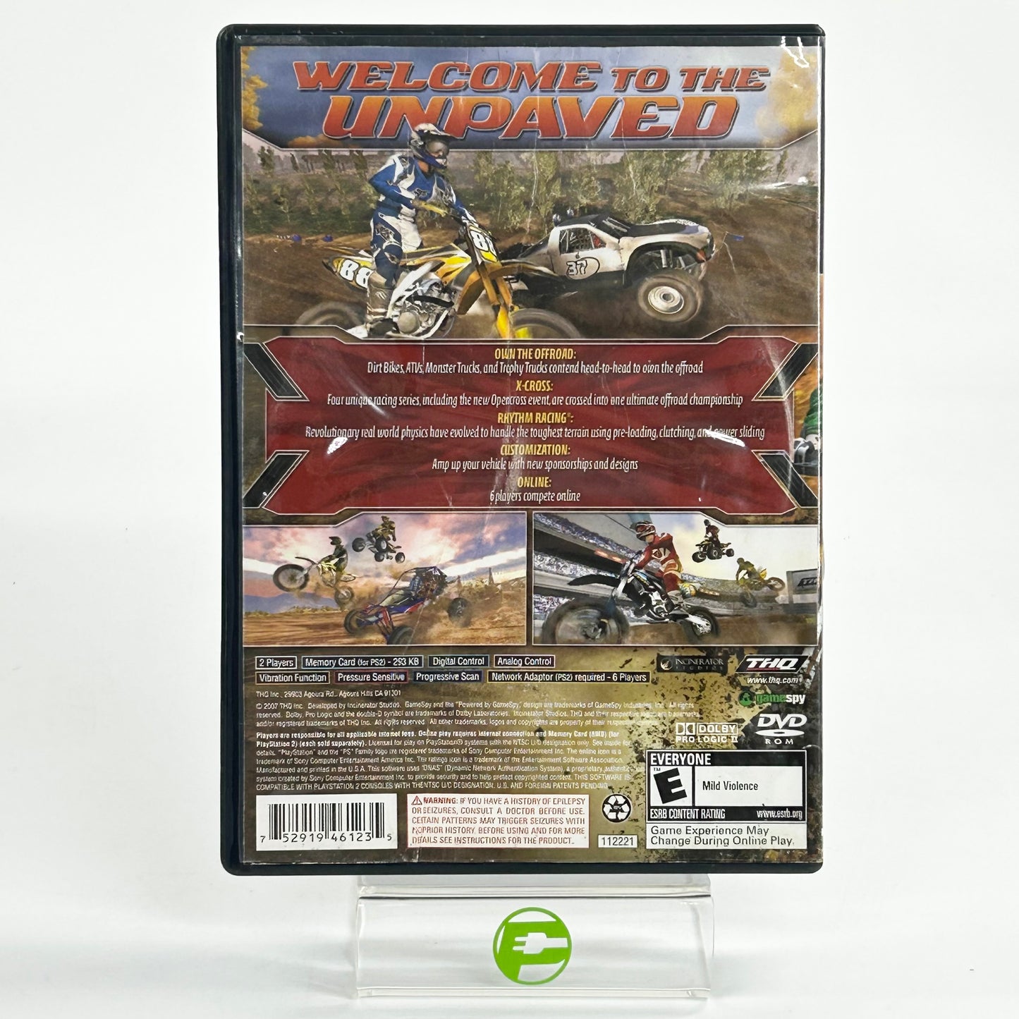 MX vs ATV Untamed (Sony PlayStation 2 PS2, 2007)