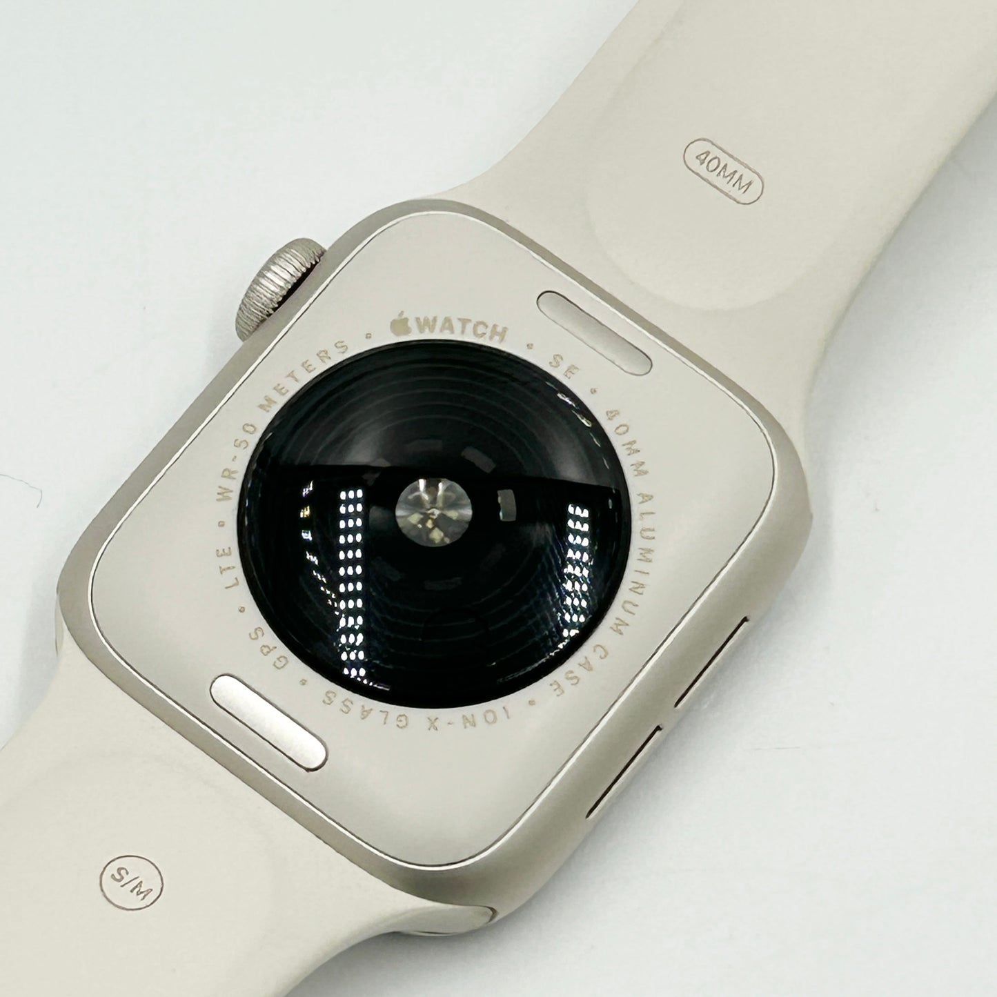 GPS Only Apple Watch SE 2nd Gen 40MM Starlight Aluminum Starlight Sport Band