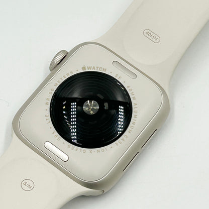 GPS Only Apple Watch SE 2nd Gen 40MM Starlight Aluminum Starlight Sport Band