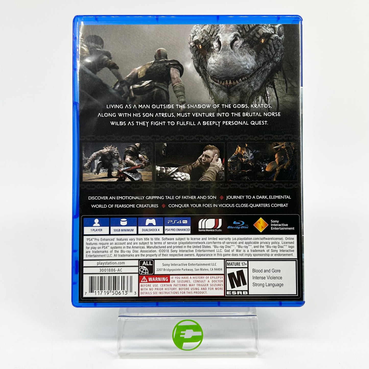 God of War (Sony PlayStation 4 PS4, 2018)