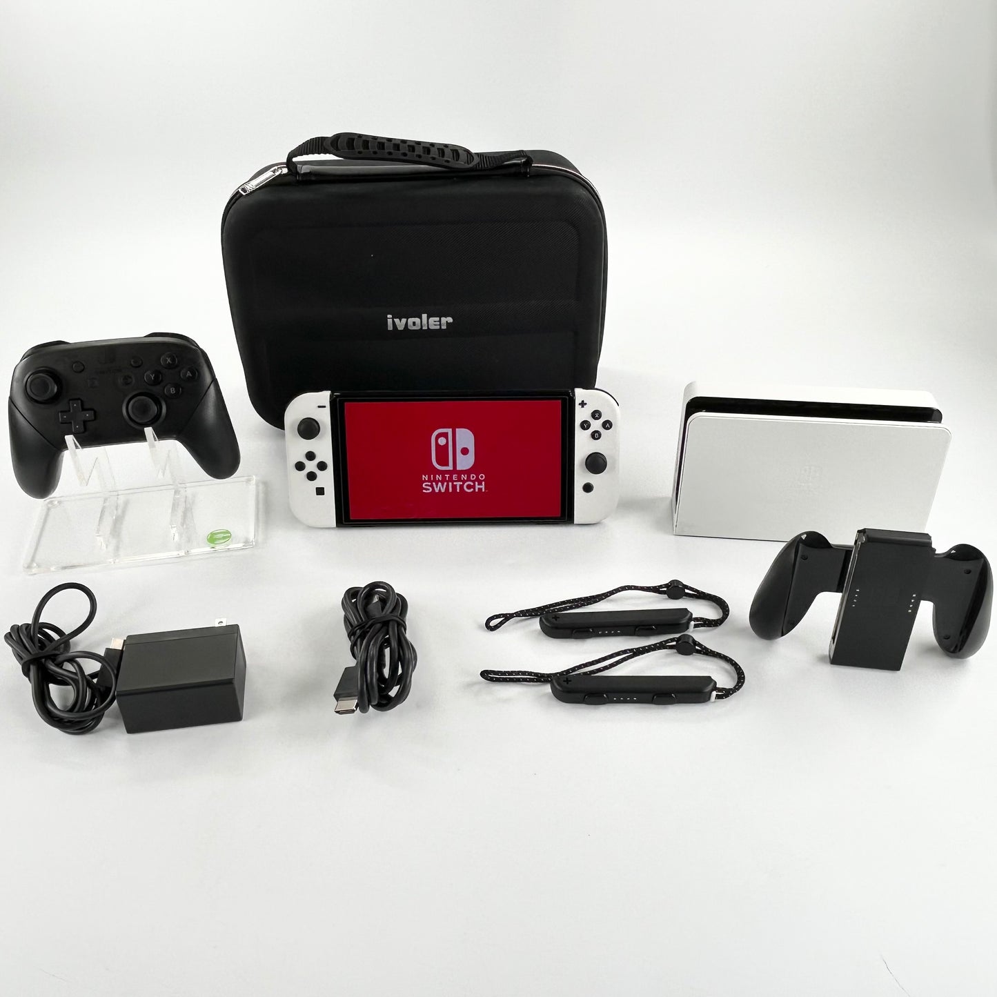 Nintendo Switch OLED Video Game Console HEG-001 Black/White