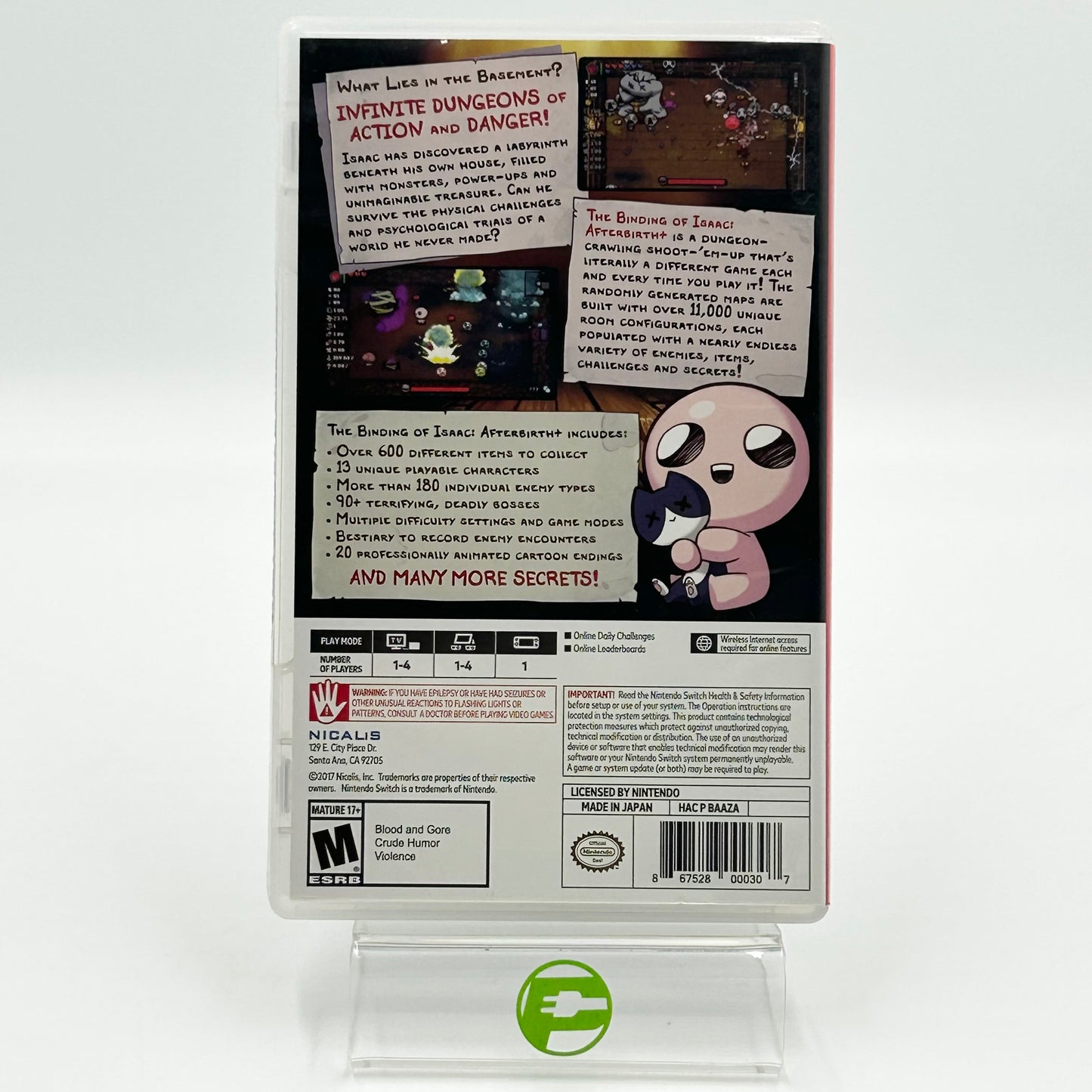 Binding of Isaac Afterbirth+ (Nintendo Switch, 2017)