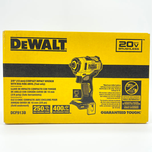 New DeWalt DCF913B 20V Compact Impact Drill