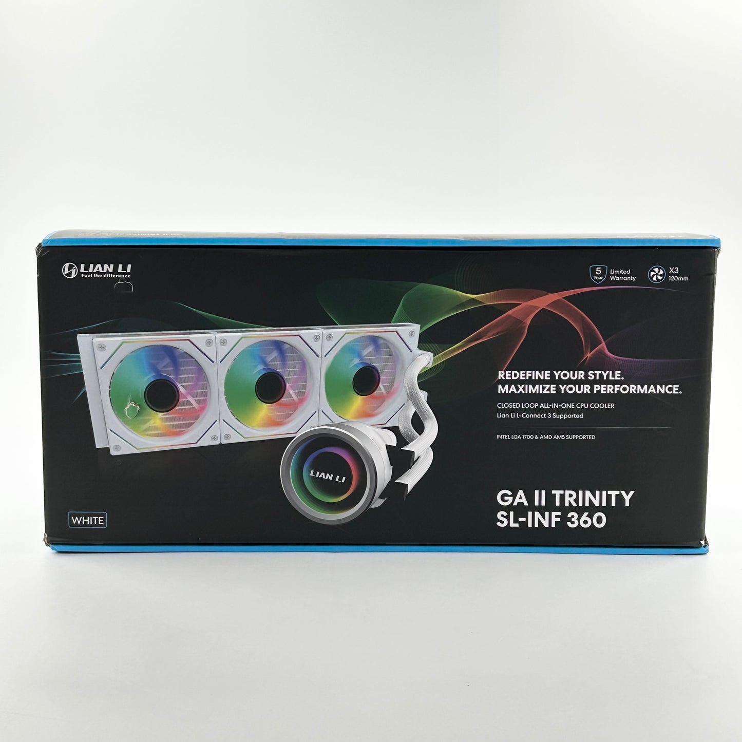 New Lian Li GA II Trinity SL-INF 360 Liquid CPU Cooler GA2T36INW