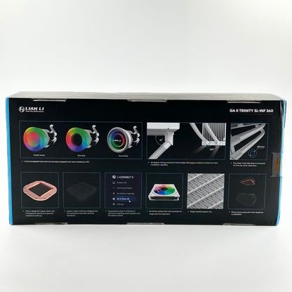 New Lian Li GA II Trinity SL-INF 360 Liquid CPU Cooler GA2T36INW