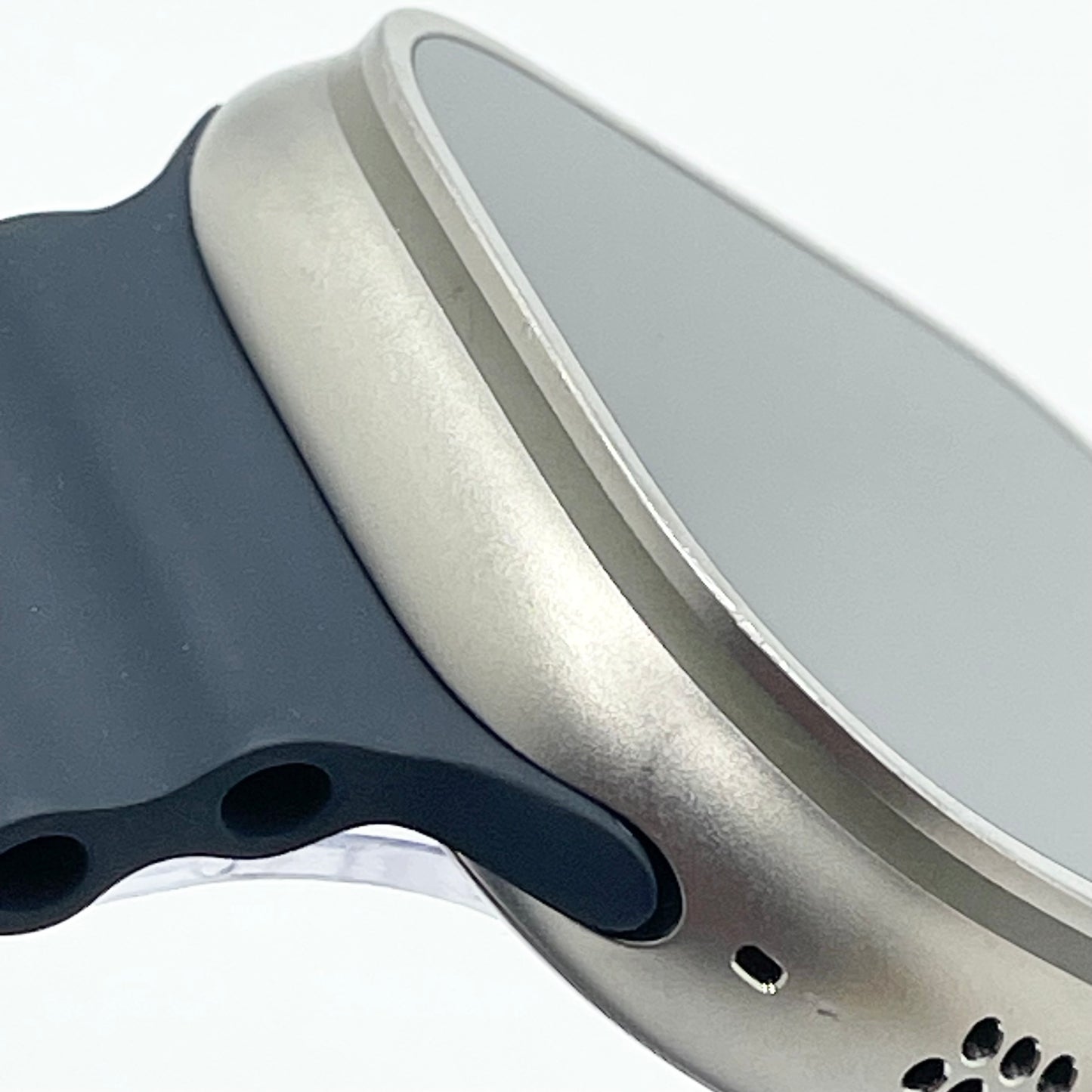 Unlocked Apple Watch Ultra 49MM Natural Titanium Blue Ocean Band MQET3LL/A