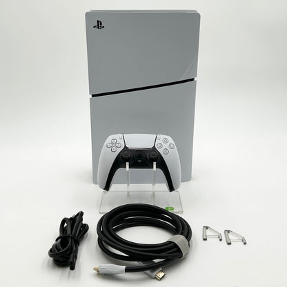 Sony PlayStation 5 Slim Disc PS5 1TB White Console Gaming System CFI-2015