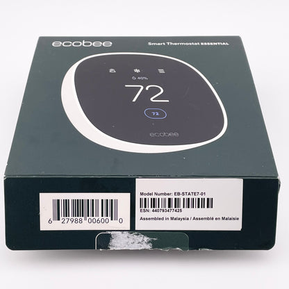 ecobee Smart Thermostat Essential Smart Thermostat  EB-STATE7-01