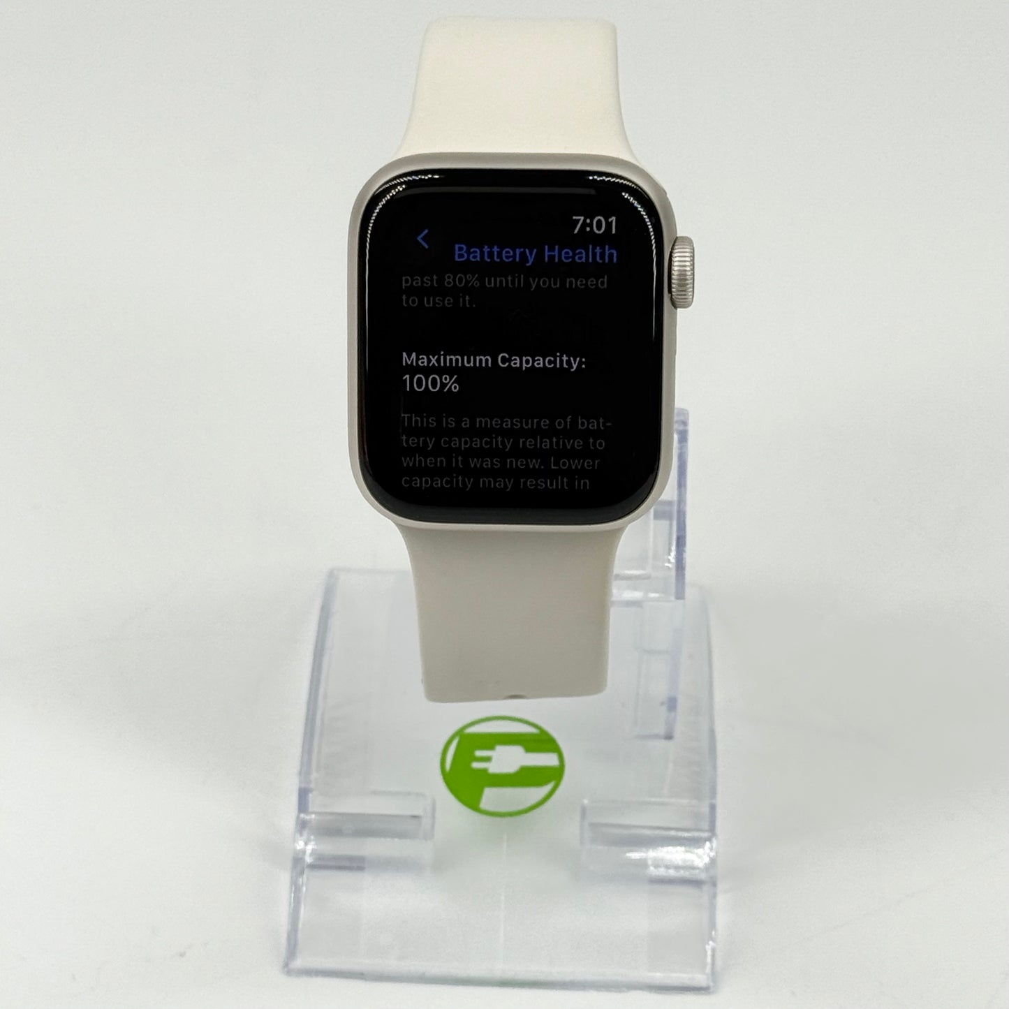 GPS Only Apple Watch SE 2nd Gen 40MM Starlight Aluminum Starlight Sport Band
