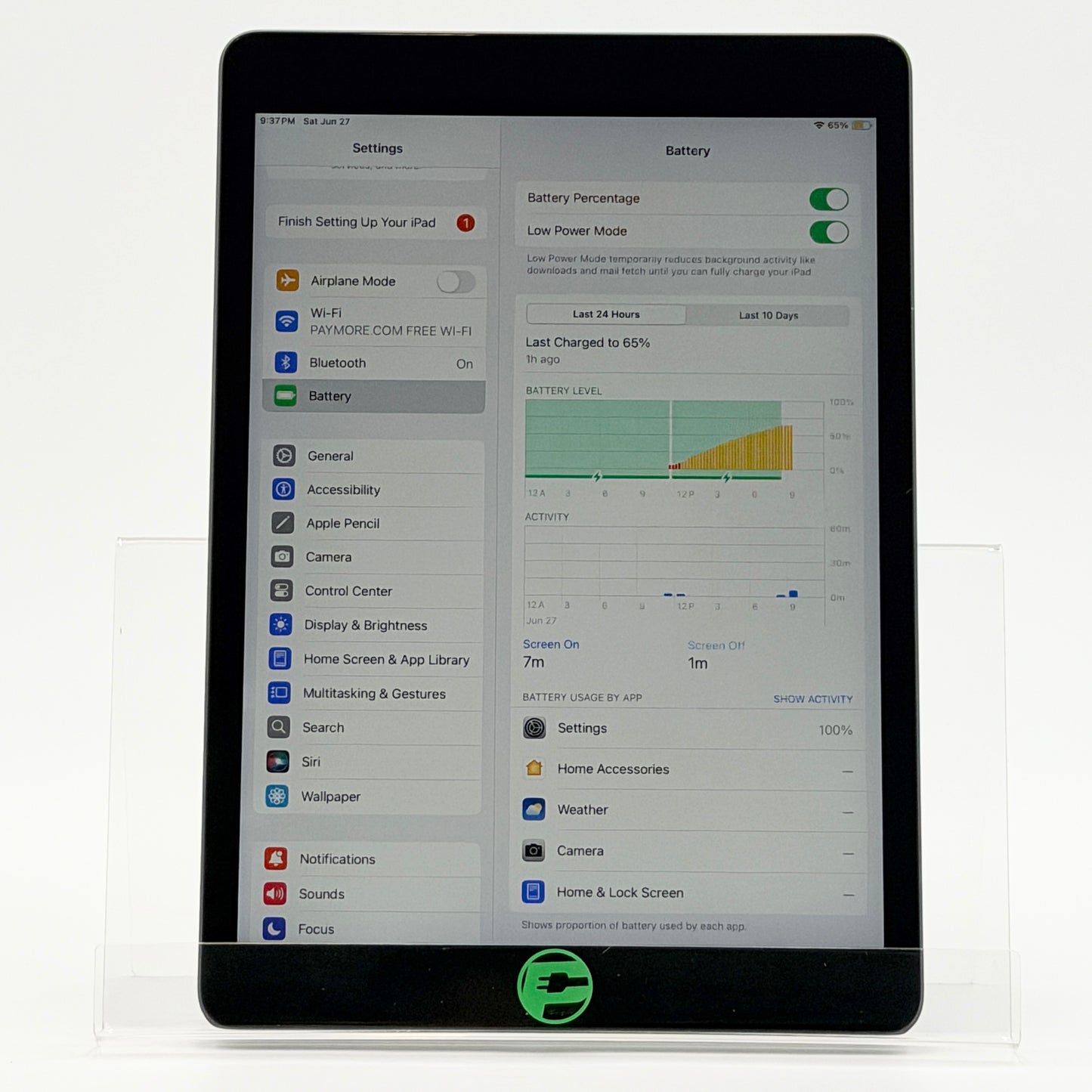 WiFi Only Apple iPad 9th Gen 256GB Space Gray MK2N3LL/A