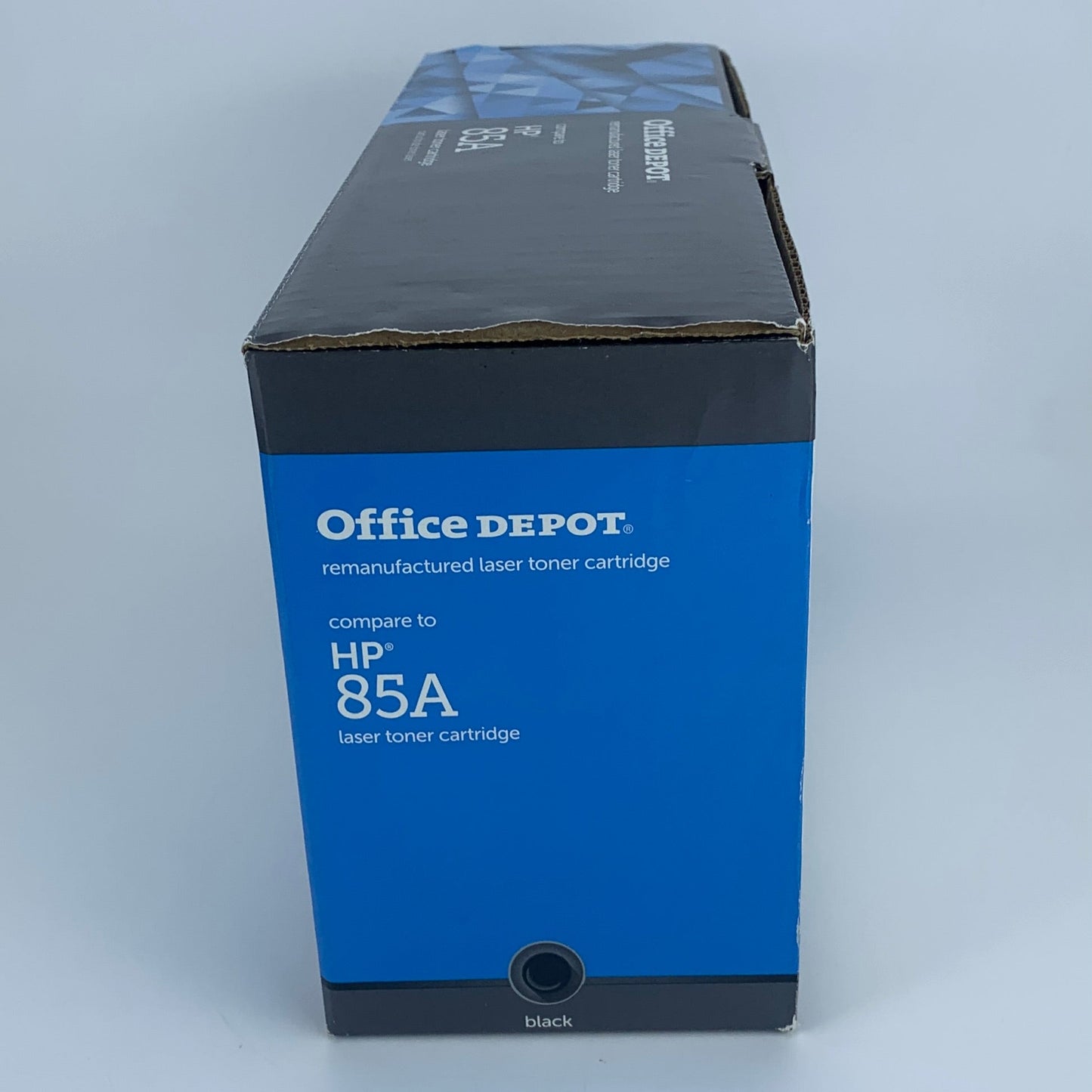 New Open Box Office Depot CE285A Black Toner Cartridge