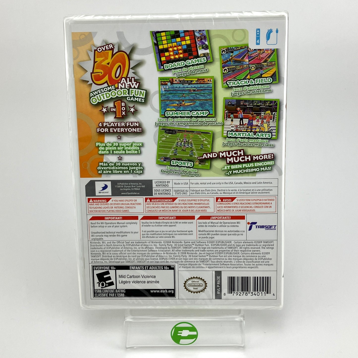 New Family Party: 30 Great Games Outdoor Fun (Nintendo Wii, 2009)