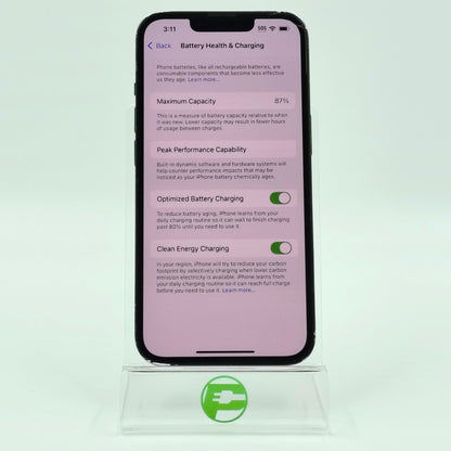 Broken Unlocked Apple iPhone 13 128GB 18.6.2 MNG63LL/A Cracked