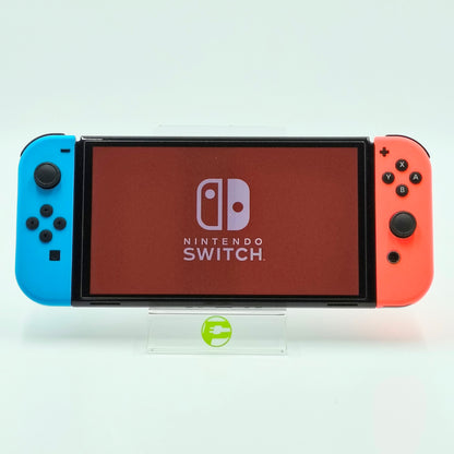 Nintendo Switch OLED Video Game Console HEG-001 Red/Blue